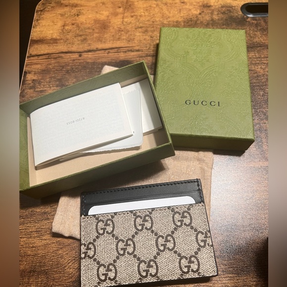 GUCCI NIB supreme snake GG card holder new in box - Picture 2 of 4